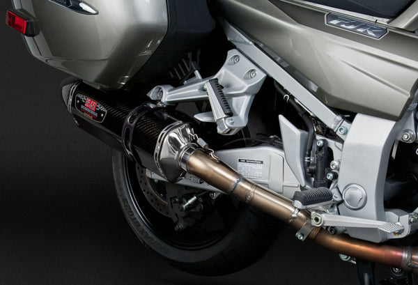 YOSHIMURA 排气管 EXHAUST SIGNATURE R-77 SLIP-ON SS-CF-CF DUAL