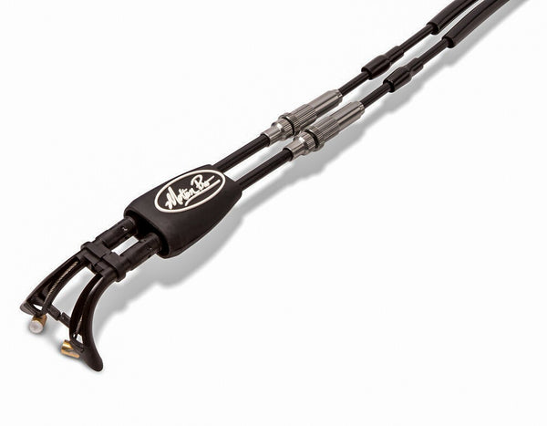 MOTION PRO 油门/刹车/离合线 REV 2/3 黑 VINYL THROTTLE PUSH-PULL CABLE SET