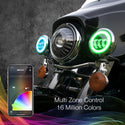 XK GLOW 照明 4.5" XK Chrome Driving Lights