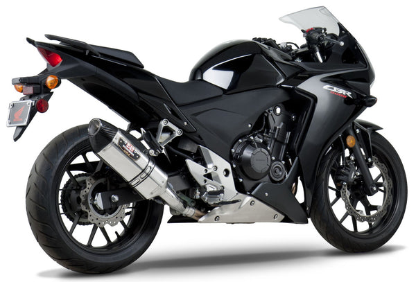 YOSHIMURA 排气管 EXHAUST STREET R-77 SLIP-ON SS-SS-CF