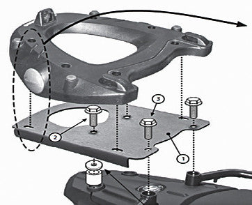GIVI 支架 TOP CASE HARDWARE