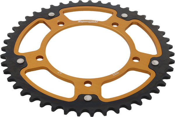 SUPERSPROX 链轮 REAR STEALTH SPROCKET ALU/STL 47T-520 GLD HAY/SUZ/TRI