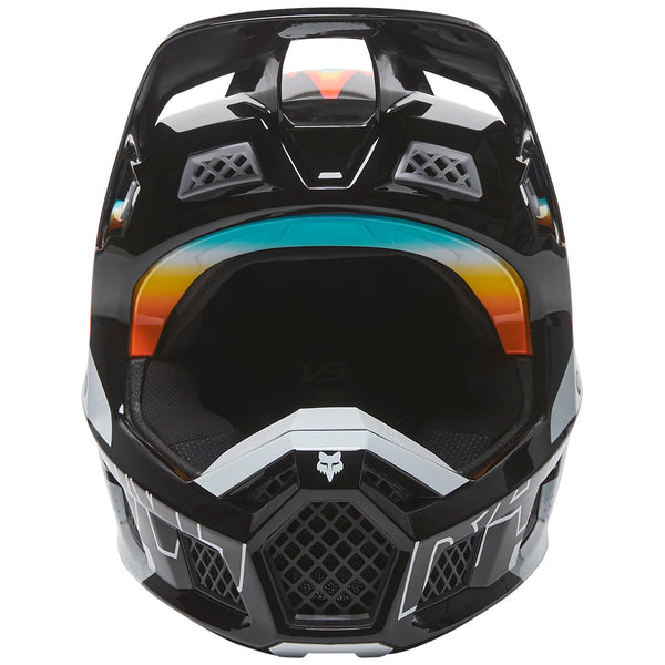 FOX 头盔 V3 RS Relm Helmet ECE [黑/白]