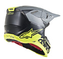ALPINESTARS ALPINESTARS M8 头盔 Supertech M8 Radium Helmet Gloss Black/Grey/Yellow M-8