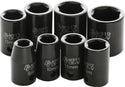 PERFORMANCE TOOL 工具 3/8" Metric Impact Socket Set