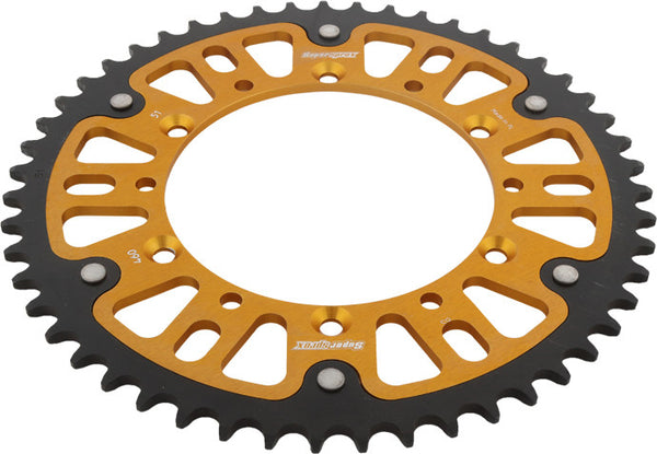 SUPERSPROX 链轮 REAR STEALTH SPROCKET ALU/STL 51T-520 GLD KAW