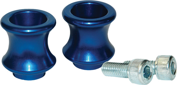 Vortex Kawasaki/Yamaha Swingarm Spools 10MM BLU KAW
