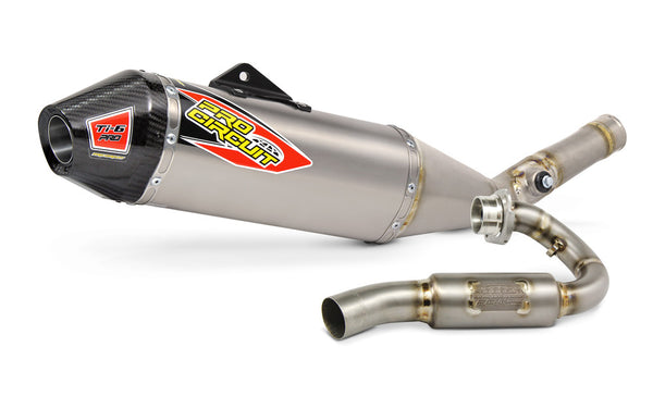 PRO CIRCUIT 排气管 TI-6 PRO EXHAUST SYSTEM KX450F '09-15 W/CARBON CAP