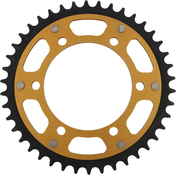 SUPERSPROX 链轮 REAR STEALTH SPROCKET ALU/STL 42T-520 GLD HON/KAW