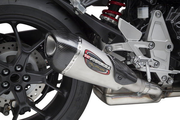 YOSHIMURA 排气管 EXHAUST STREET ALPHA-T SLIP-ON SS-SS-CF