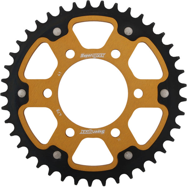SUPERSPROX 链轮 REAR STEALTH SPROCKET ALU/STL 41T-530 GLD KAW/SUZ/YAM