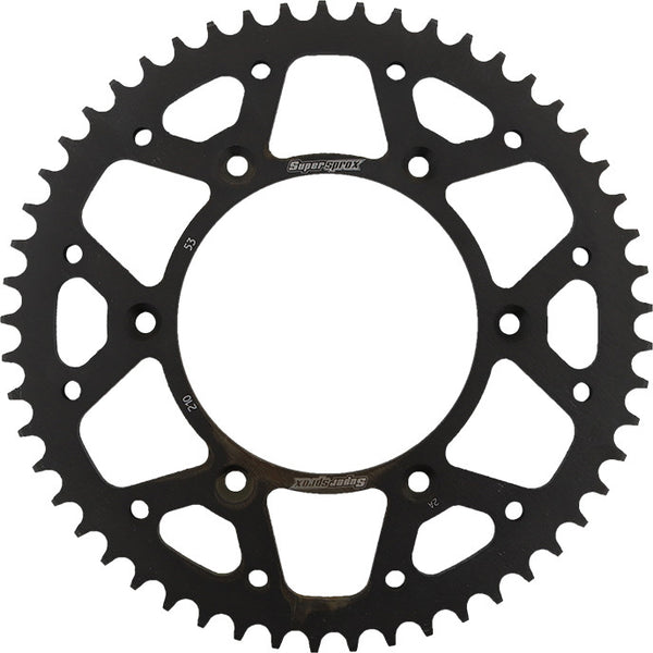 SUPERSPROX 后链轮 钢制 53T-520 黑 HON
