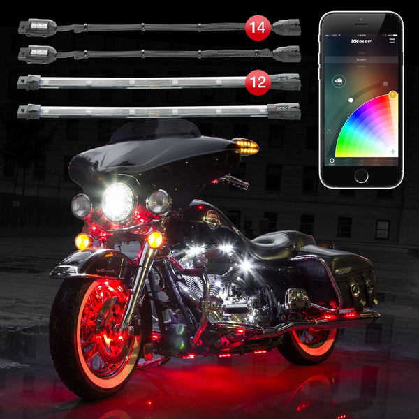 XK GLOW 照明 Chrome LED Accent Light Kit