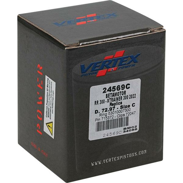 VERTEX 活塞 PISTON KIT CAST 72.97/STD BETA