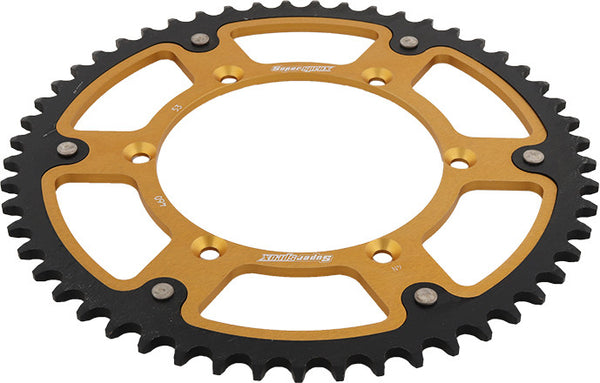 SUPERSPROX 链轮 REAR STEALTH SPROCKET ALU/STL 53T-520 GLD KAW/SUZ