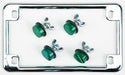 CHRIS PRODUCTS 车牌框 License Plate Frame w/Reflectors