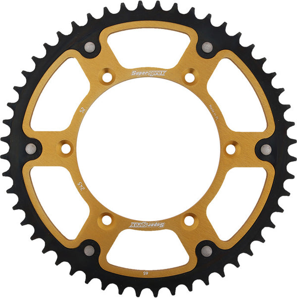 SUPERSPROX 链轮 REAR STEALTH SPROCKET ALU/STL 52T-520 GLD YAM