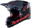 ALPINESTARS M8 头盔 Radium 2 Helmet Black/Neon Red