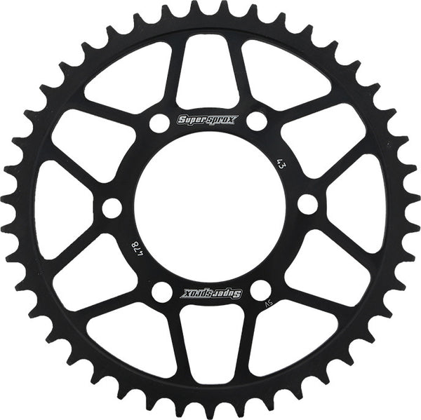 SUPERSPROX 后链轮 钢制 43T-520 黑 KAW