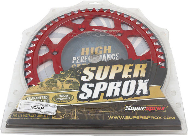 SUPERSPROX 链轮 REAR SPROCKET ALUMINUM 50T-520 RED HON