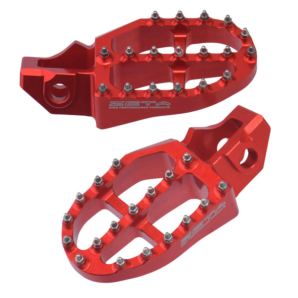 DRC 脚踏/换挡杆/脚刹 ALUMINUM FOOTPEGS GAS RED