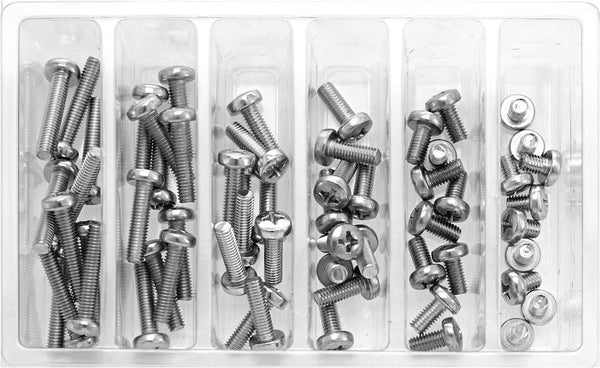 BOLT 五金件 M6 Phillips Head Assortment 120/PK