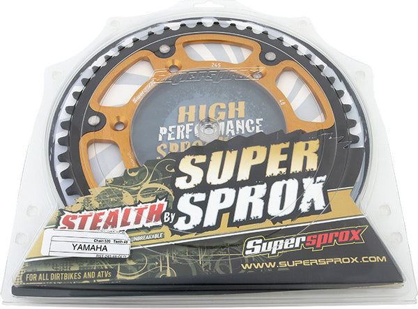 SUPERSPROX 链轮 REAR STEALTH SPROCKET ALU/STL 48T-520 GLD YAM