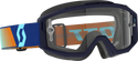 SCOTT 风镜 Split OTG Snowcross Goggle Clear Royal Blue/Orange