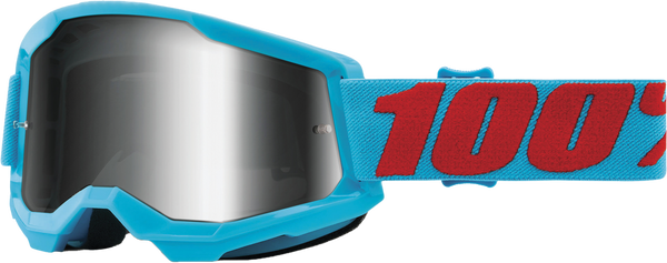 100% 风镜 Strata 2 Goggles Silver Mirror