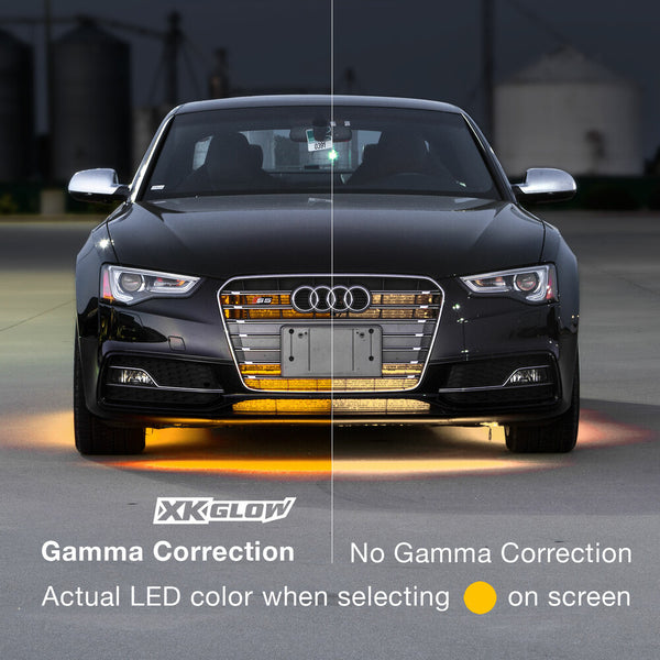 XK GLOW 照明 Chrome LED Accent Light Kit