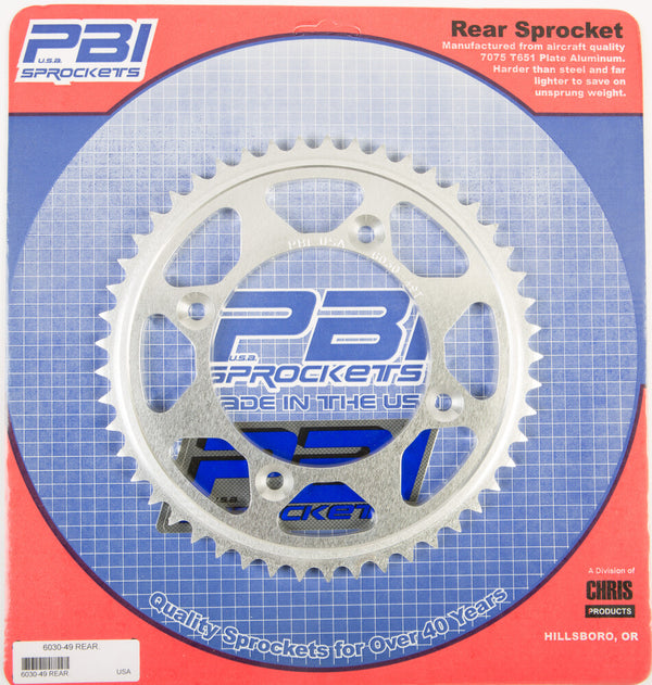 PBI 链轮 REAR SPROCKET ALUMINUM 49T-428 SUZ/YAM