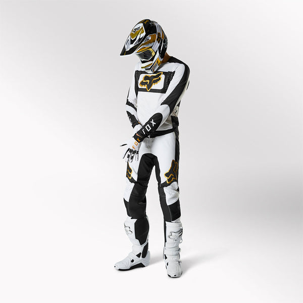 FOX Flexair 骑行裤 Flexair Mirer Pants [白/黑]