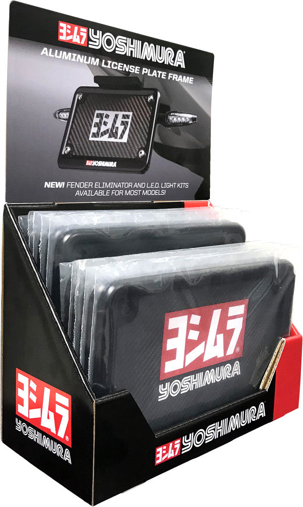 YOSHIMURA 配件 LICENSE PLATE FRAME 黑 10/PK POP