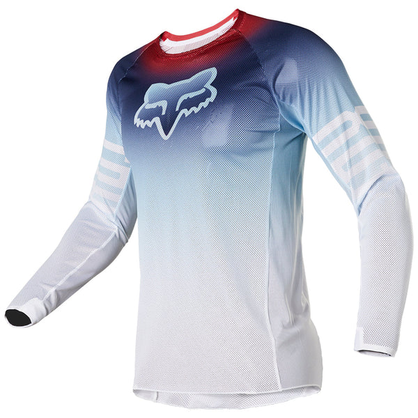 FOX Airline 骑行衣 Airline Reepz Jersey [白/红/蓝]