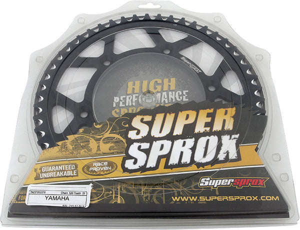 SUPERSPROX 链轮 REAR SPROCKET ALUMINUM 51T-520 BLK YAM