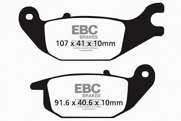 EBC 刹车片 ORGANIC