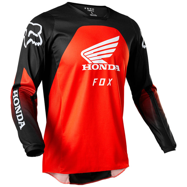 FOX 骑行衣 180 骑行服 Honda Jersey [黑/红]