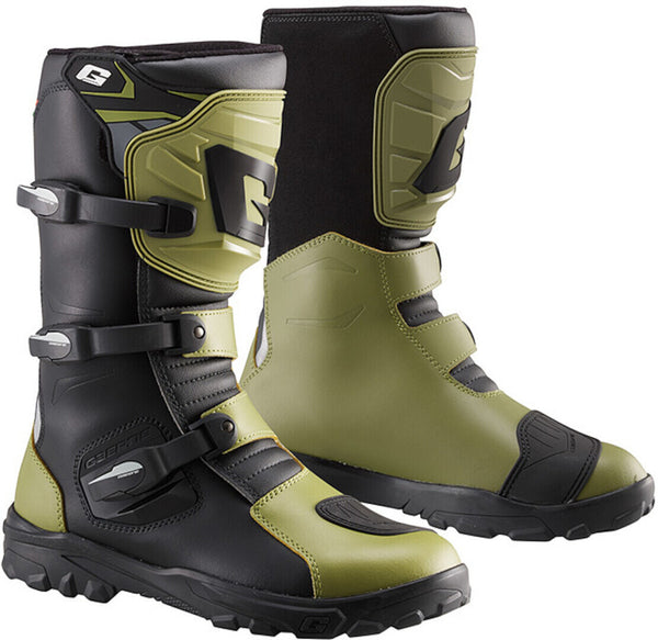 GAERNE 骑行靴 G-Adventure Aquatech waterproof Motorcycle Boots Black/Green