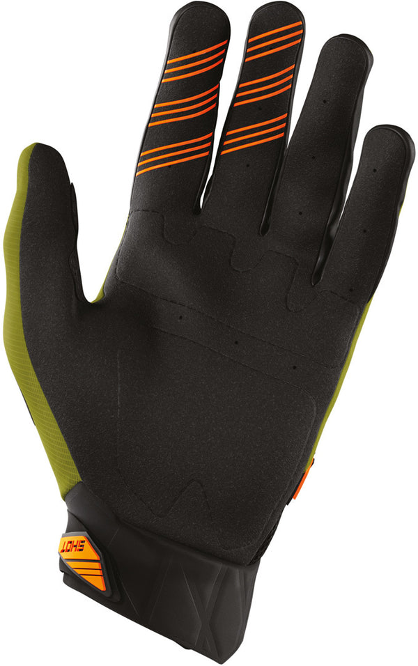 Shot Devo Storm Motocross Gloves Green