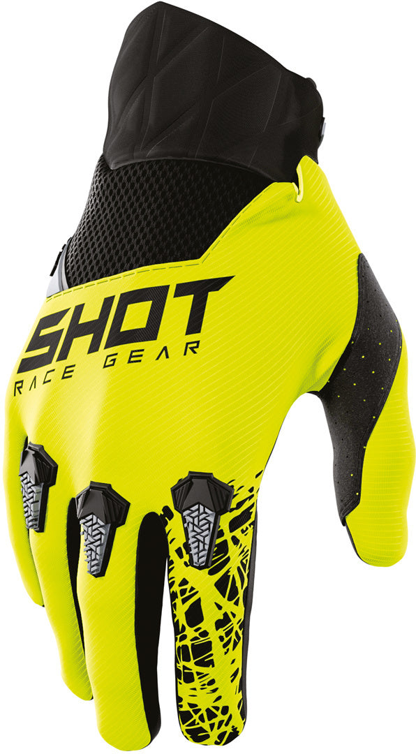 Shot Devo Storm Kids Motocross Gloves Black/Neon