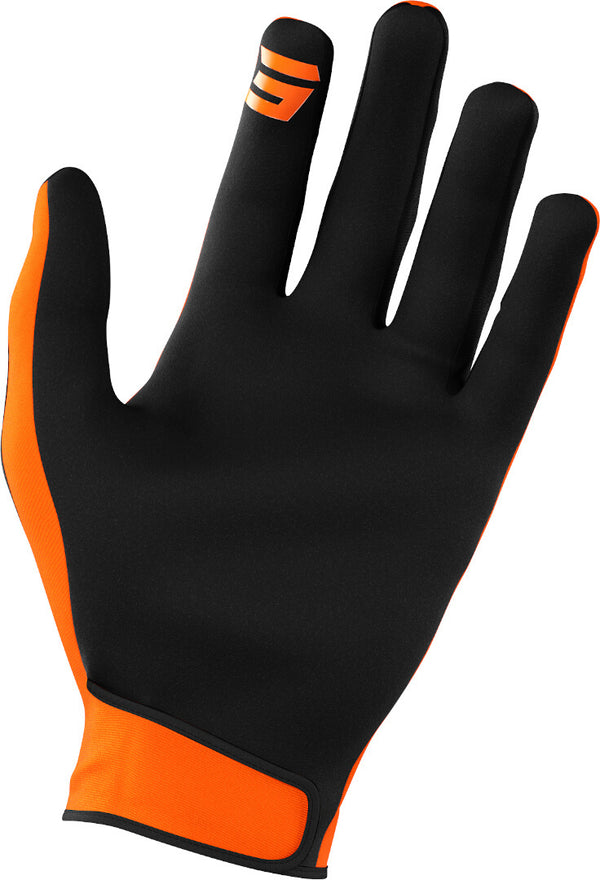 Shot Raw Burst Motocross Gloves Orange/White