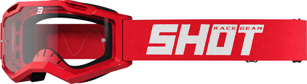 Shot 风镜 Assault 2.0 Solid Motocross Goggles Red