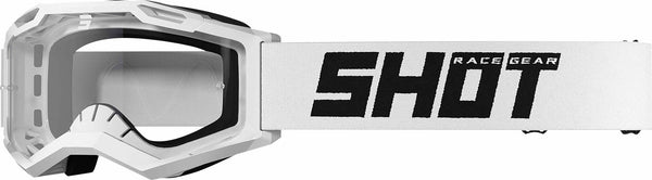 Shot 风镜 Assault 2.0 Solid Motocross Goggles White