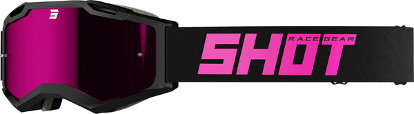 Shot 风镜 Iris 2.0 Solid Motocross Goggles Black/Pink