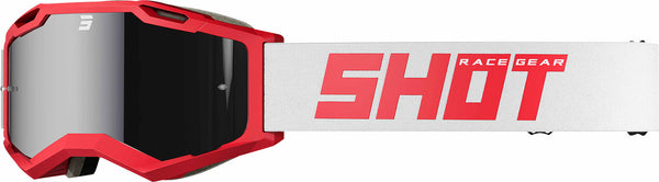 Shot 风镜 Iris 2.0 Solid Motocross Goggles Red/White