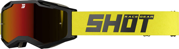 Shot 风镜 Iris 2.0 Solid Motocross Goggles Black/Yellow
