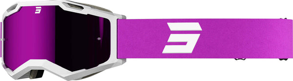 Shot 风镜 Iris 2.0 Tech Motocross Goggles White/Pink