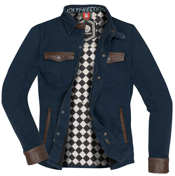 HolyFreedom Coyote Motorcycle Textile Jacket Blue