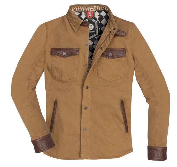 HolyFreedom Coyote Motorcycle Textile Jacket Brown