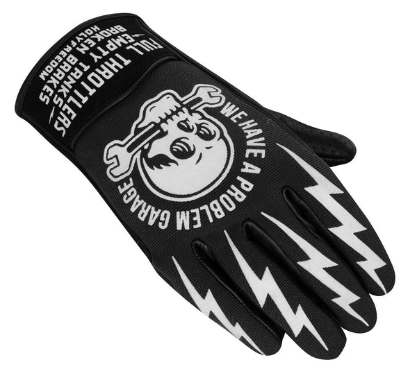 HolyFreedom Tools perforated Motorcycle Gloves Black/Red/White